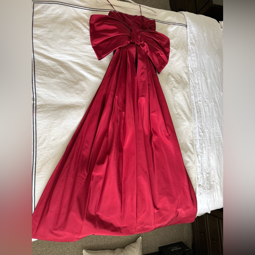 ❌SOLD❌ RALPH LAUREN PURPLE LABEL RED BOW DRESS - Picture 8 of 15